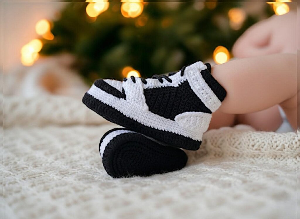 Crochet Baby Jordans Sneakers - view 2