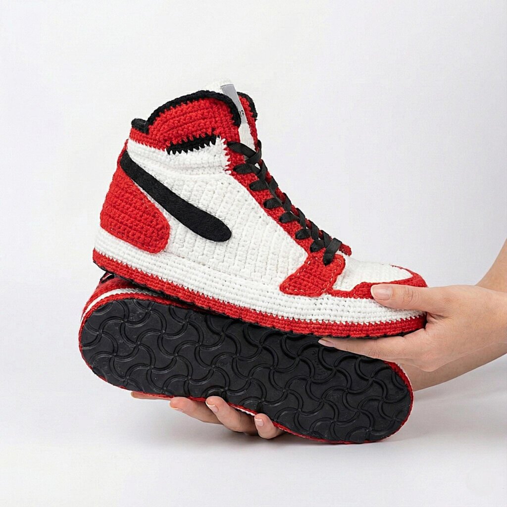 Crochet Sneakers Slippers - view 3
