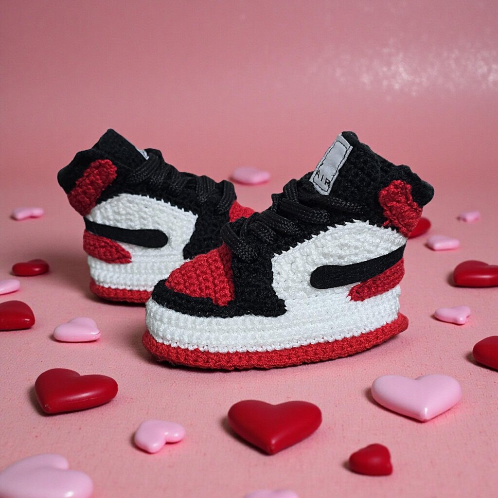 Crochet Baby Jordan Sneakers - view 5