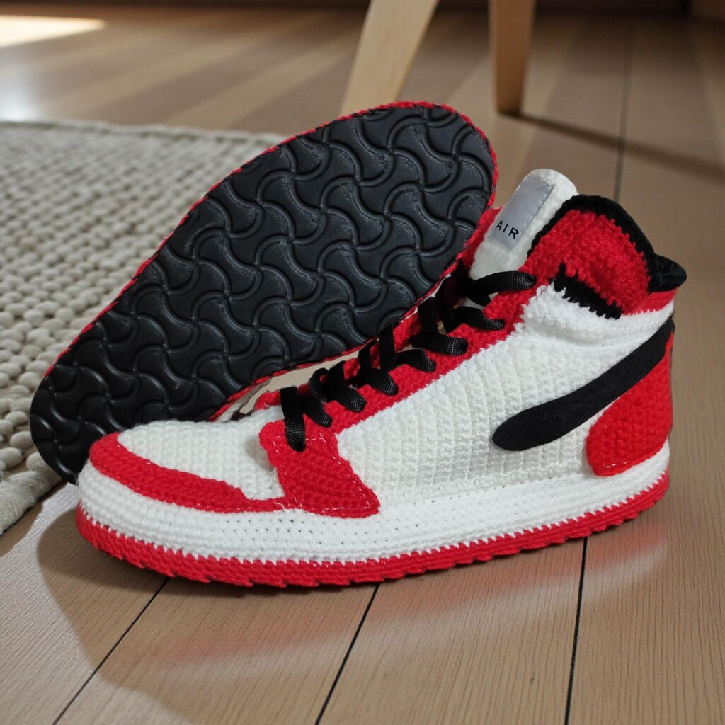 Crochet Sneakers Slippers - view 5