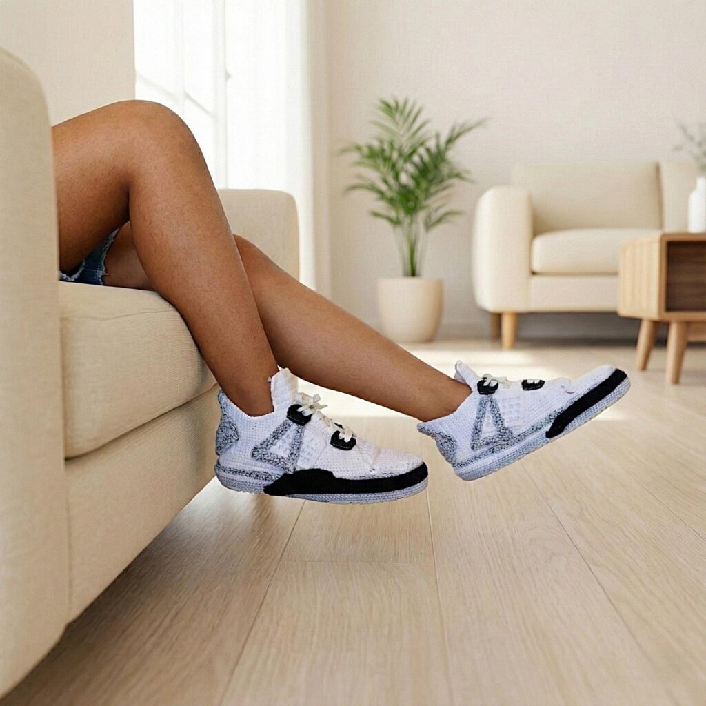 Custom Jordan Crochet Sneakers - view 5