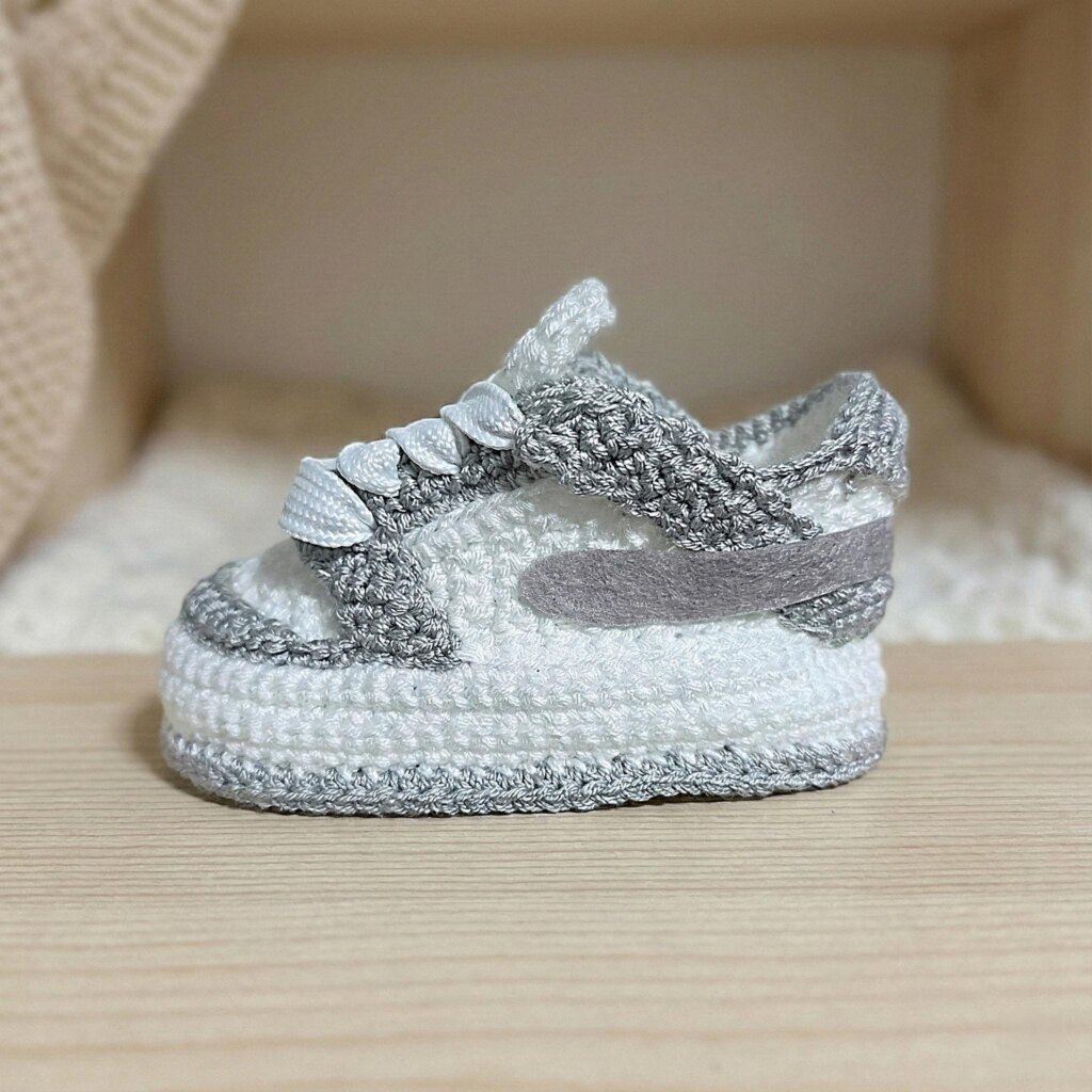 Crochet Baby Jordan Sneakers - view 4