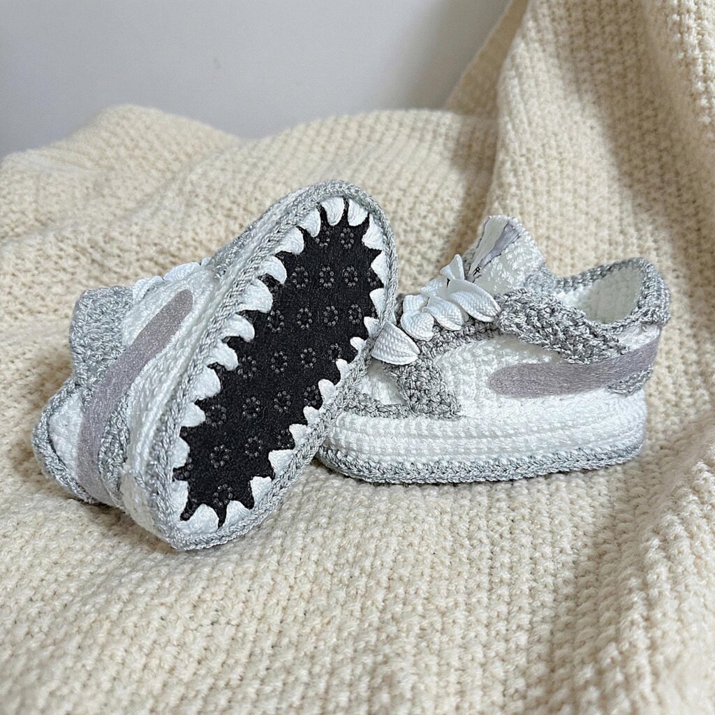 Crochet Baby Jordan Sneakers - view 2