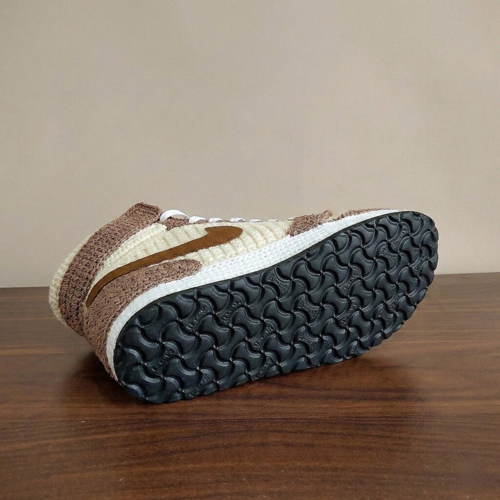 Mocha Crochet Sneakers - view 5 Mocha Crochet Sneakers - view 5