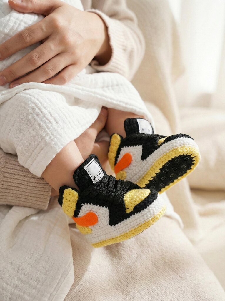 Crochet Baby Booties Jordan - view 5