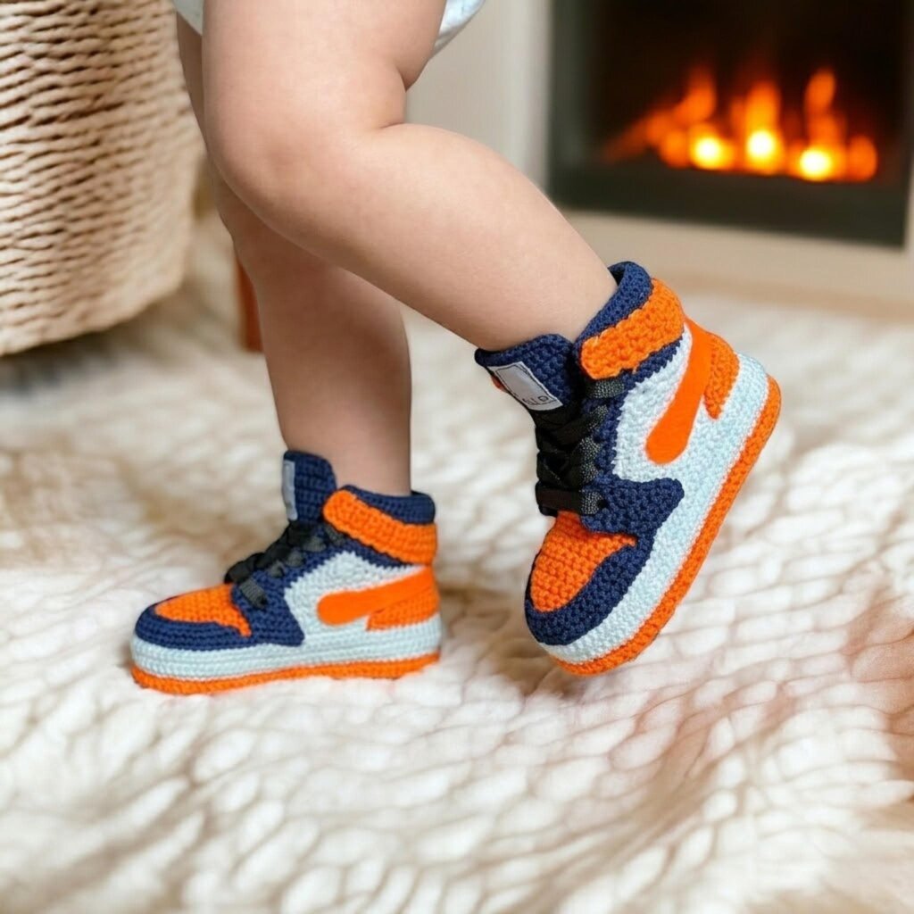Crochet Baby Jordan Sneakers - view 3