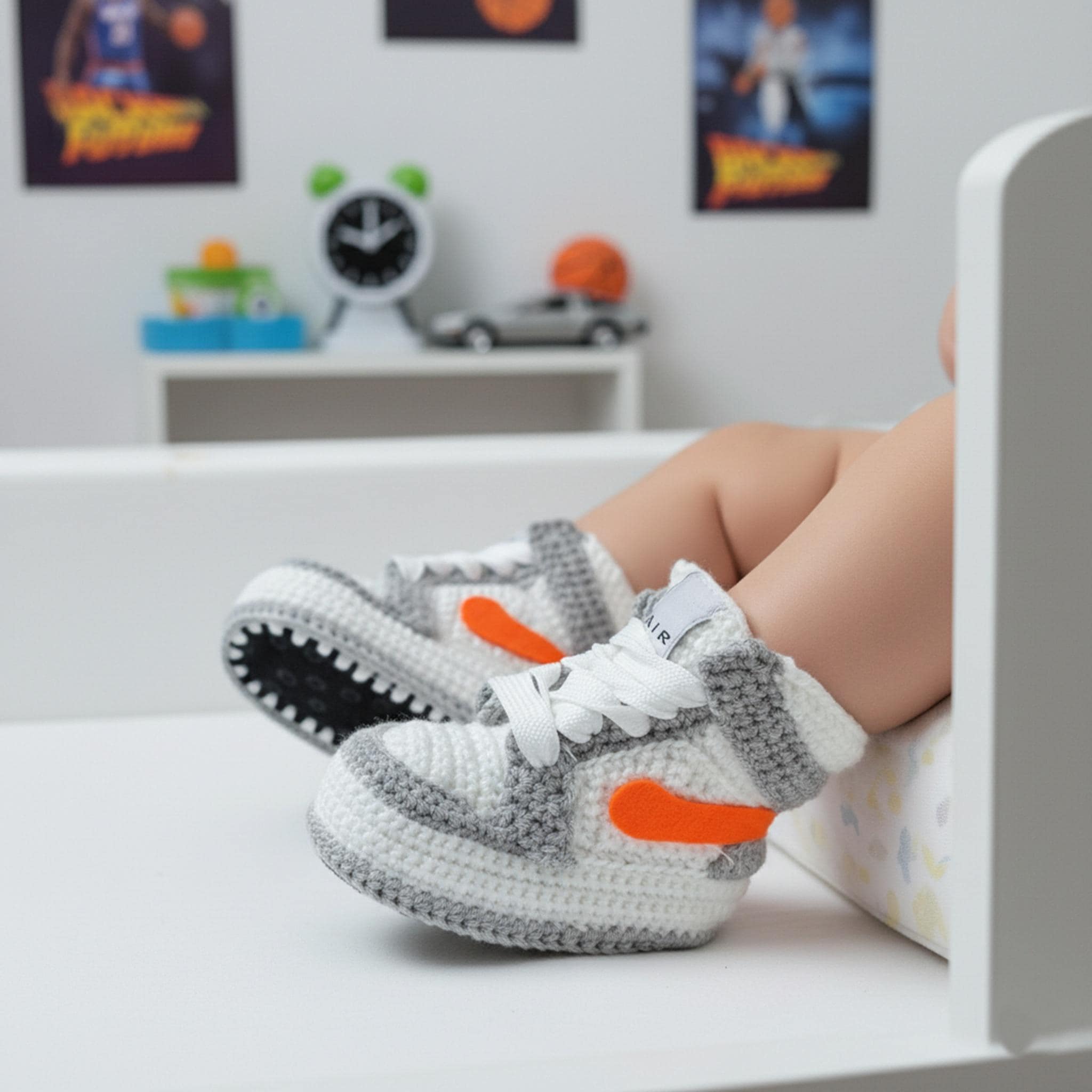 Jordan Baby Tiny Crochet Sneakers Jordan Baby Tiny Crochet Sneakers