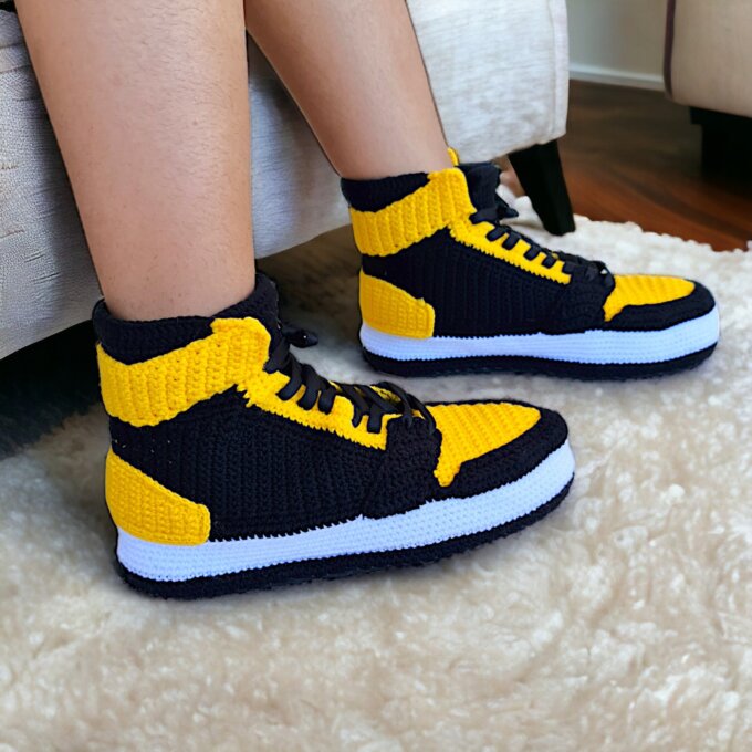 Jordan Custom Knitted Sneakers Slippers