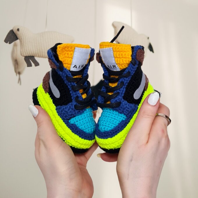 Jordan-Style Baby Sneakers