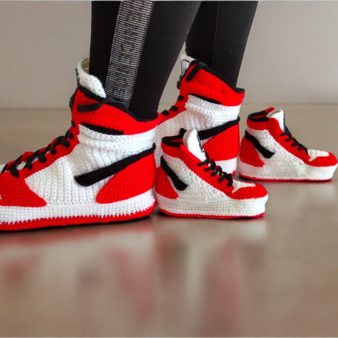 Jordan-Style Matching Sneakers