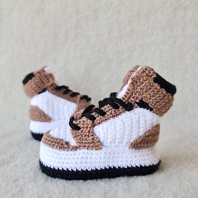 Jordans-Style Baby Sneaker Booties