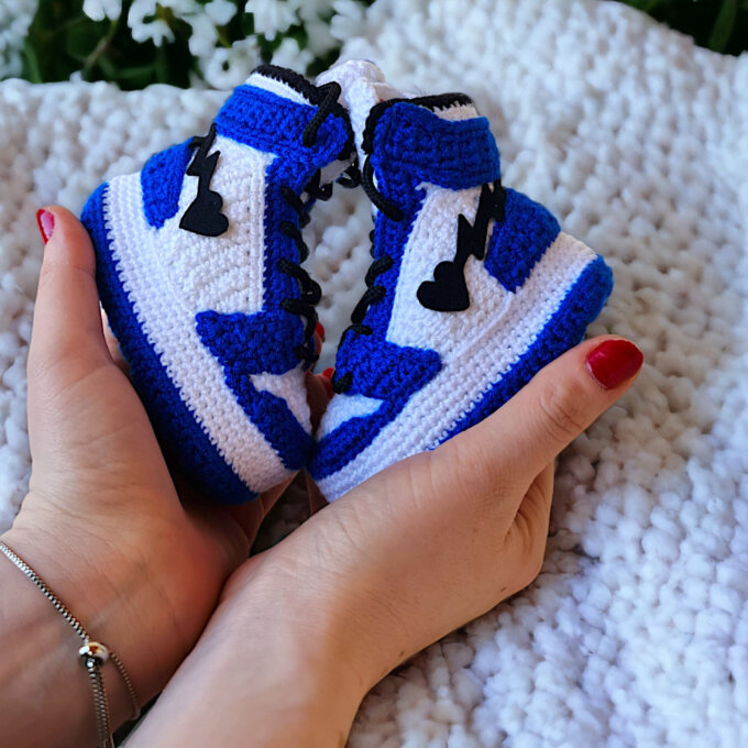 Knitted Baby Basketball Shoes