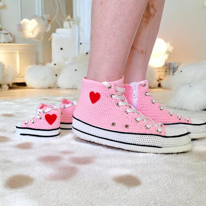 Matching Mother Daughter Sneakers