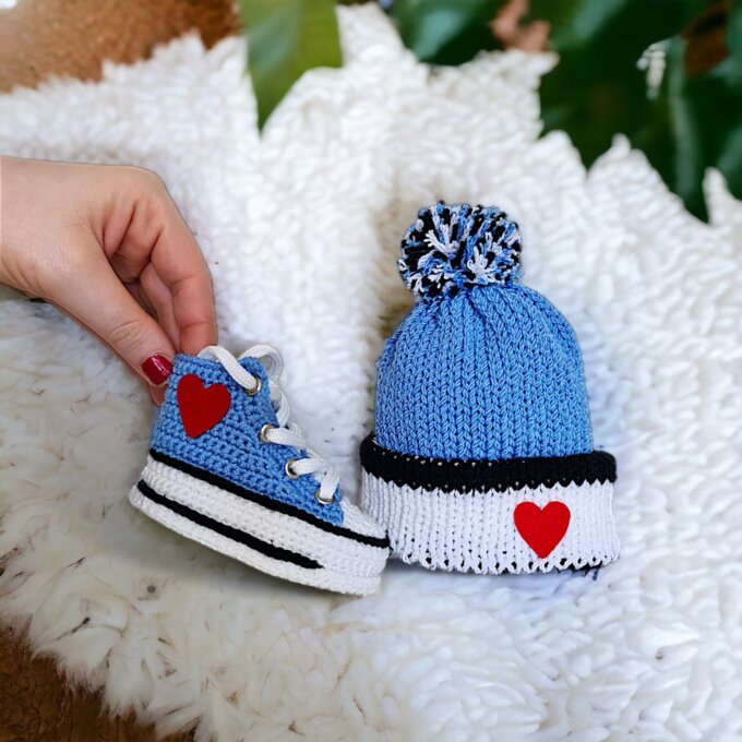 Organic Cotton Baby Blue Sneaker
