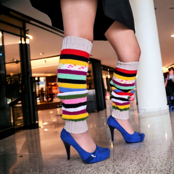 Rainbow Pride Leg Warmers