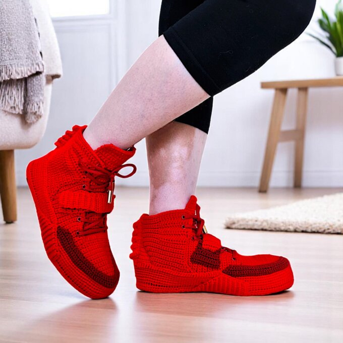 Red October Retro Custom Shoes